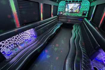 Framingham Limo Bus Interior