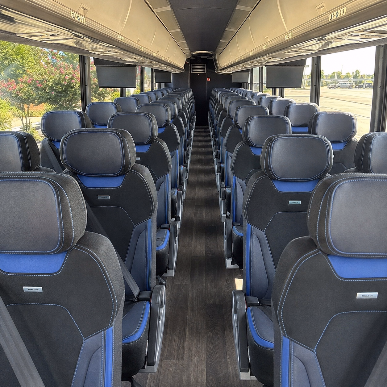 charter buses to hanscom air force base bedford defense contractors