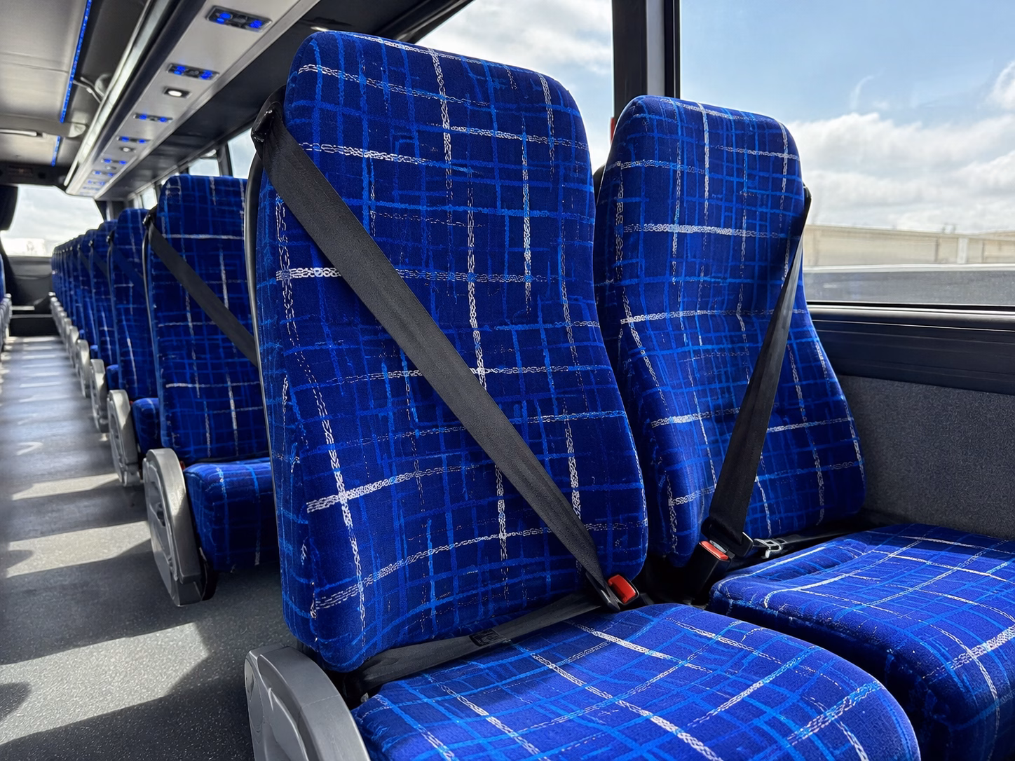 framingham charter bus rental interior